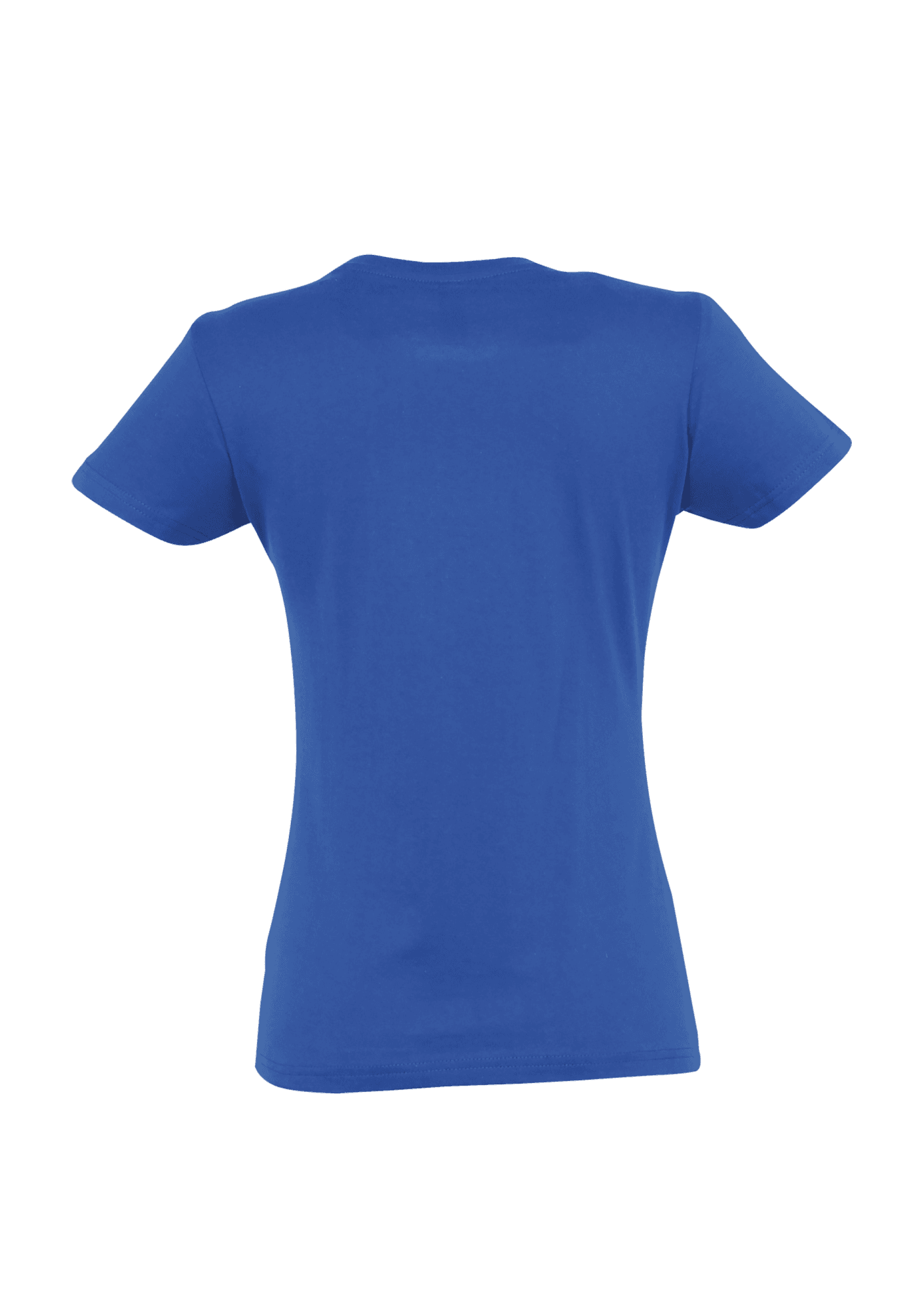 Camiseta azul real para MUJER 190g 008 Club Voleibol Playas de Benidorm - CVPB08-LOGOREDONDO-IMPERIALMUJERAZULROYALATRAS