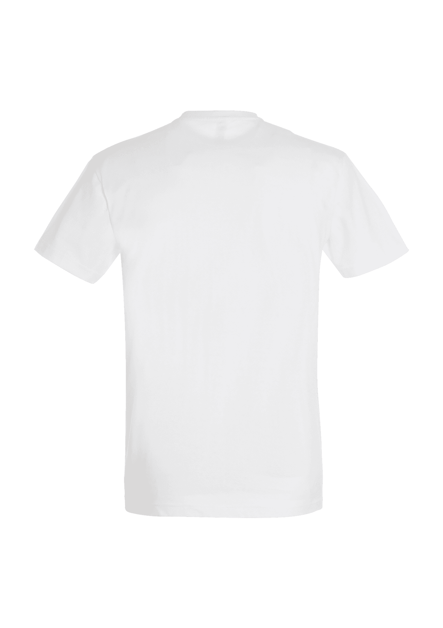 Camiseta blanco unisex 150g 013 Club Voleibol Playas de Benidorm - CVPB13-LOGOREDONDO-REGENTBLANCOATRAS